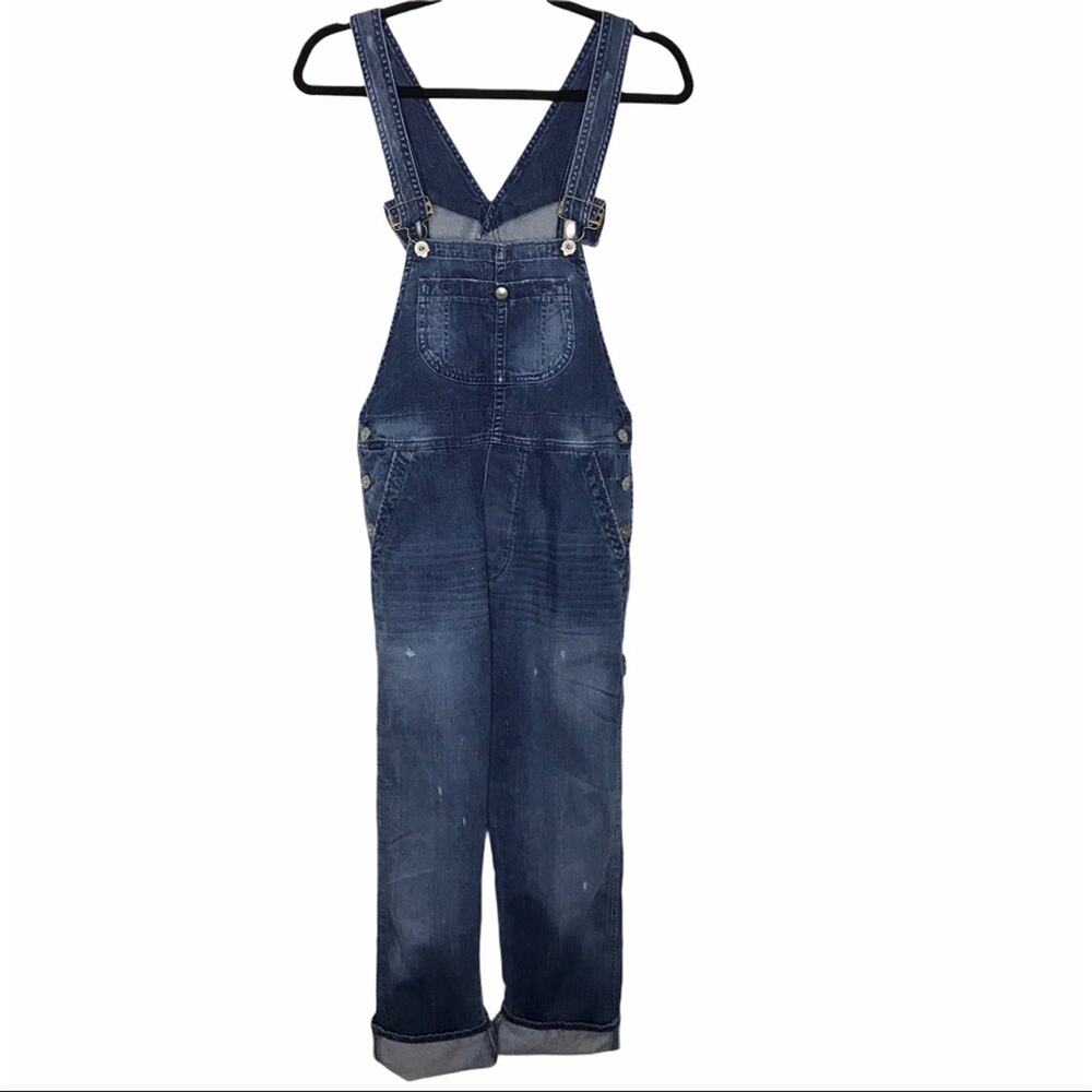 Citizens of Humanity Carpenter Distressed Overalls-Size XS
